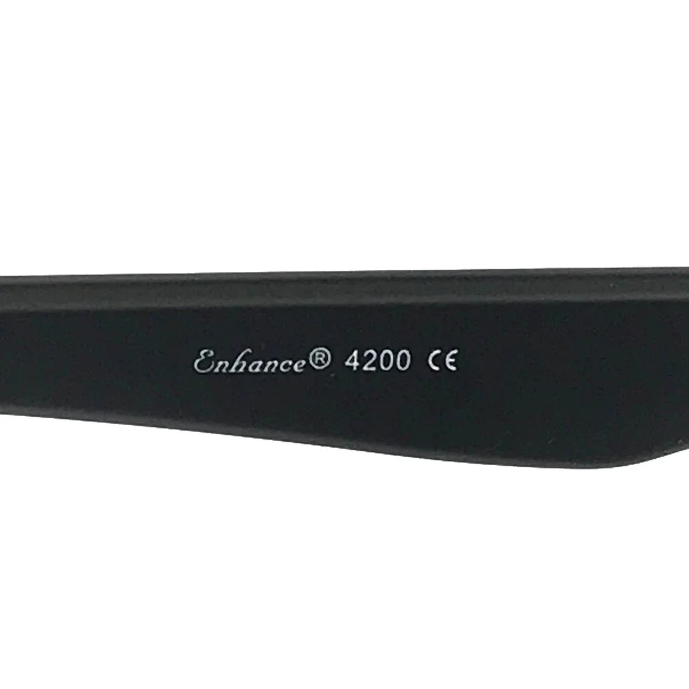 Enhance Eyeglasses Frames 4200 MATT BLACK Matte Black Rectangle 56-17-145